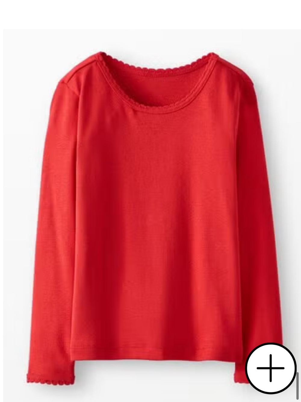 NEW WITH TAGS Hanna Andersson Girl Long sleeve tee size 140 (10 years)